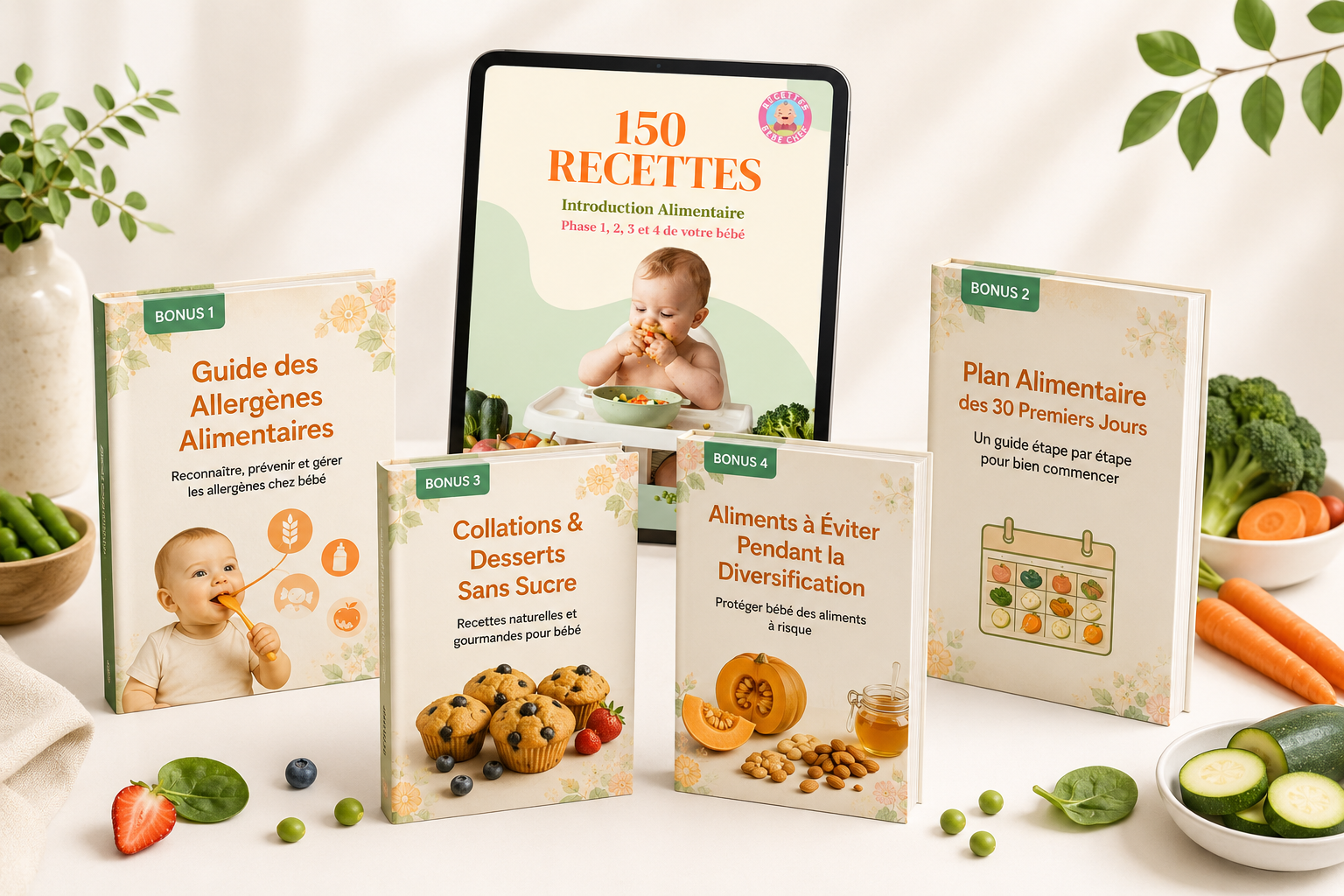 Bonus offerts Recettes Bébé Chef